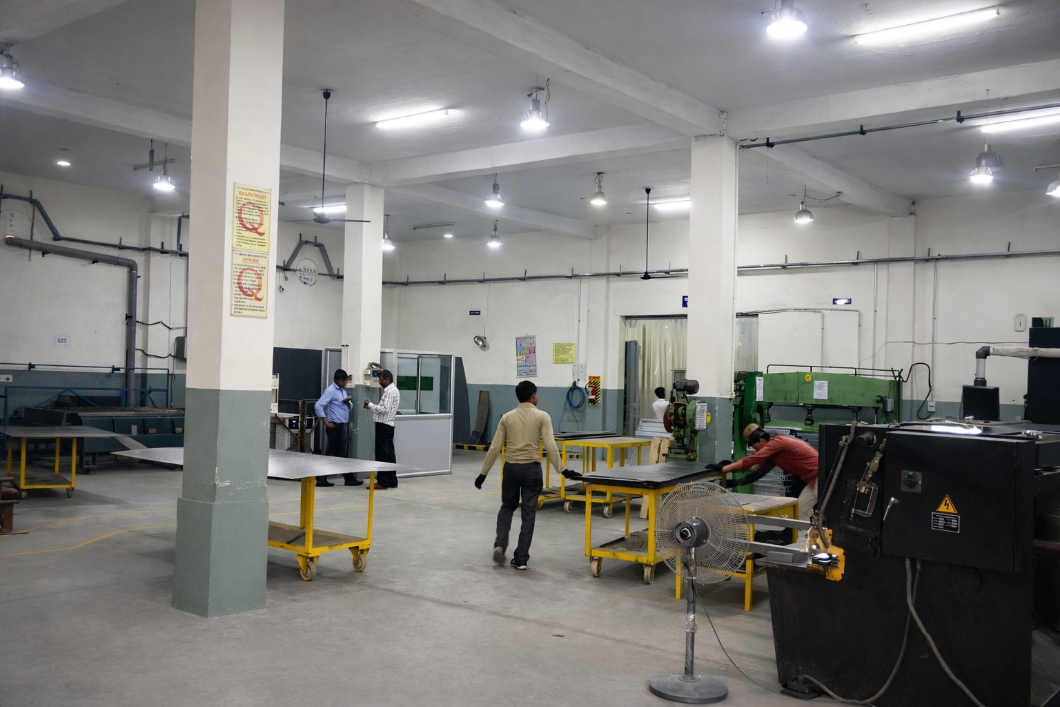 Gemtech fabrication floor and manufacturing workspace